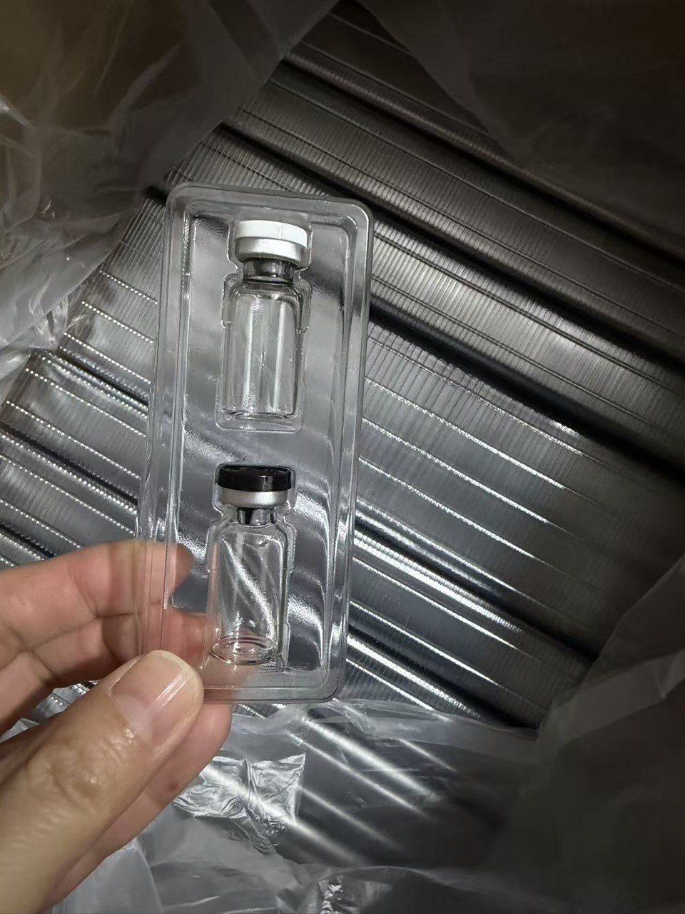 מגש פלסטיק של 2 חבילות 3 מ"ל