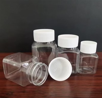 30 מ"ל בקבוק PET מרובע-